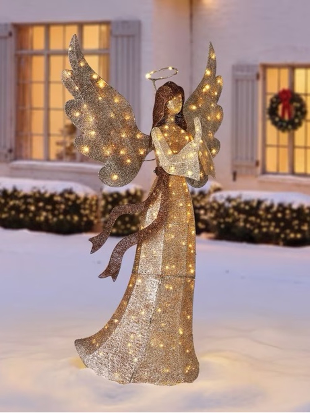 6' Pre-Lit Twinkling Angel